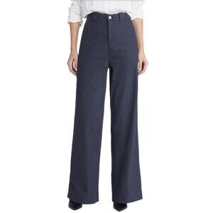 AG Los Angeles Deven Tailored High Waist Ultra Wide Leg Pants Size 29 Gunpowder